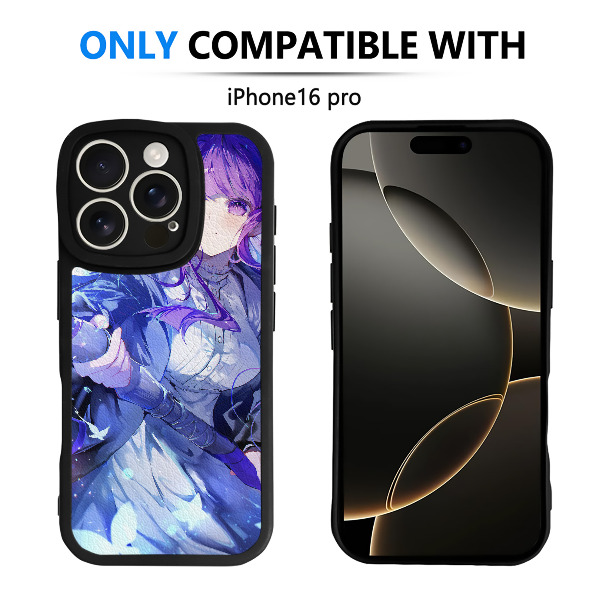（画像用） 葬送のフリーレン Frieren 【iPhone 16シリーズ対応】シリコンスマホケース（レザー調） 材質：シリコン